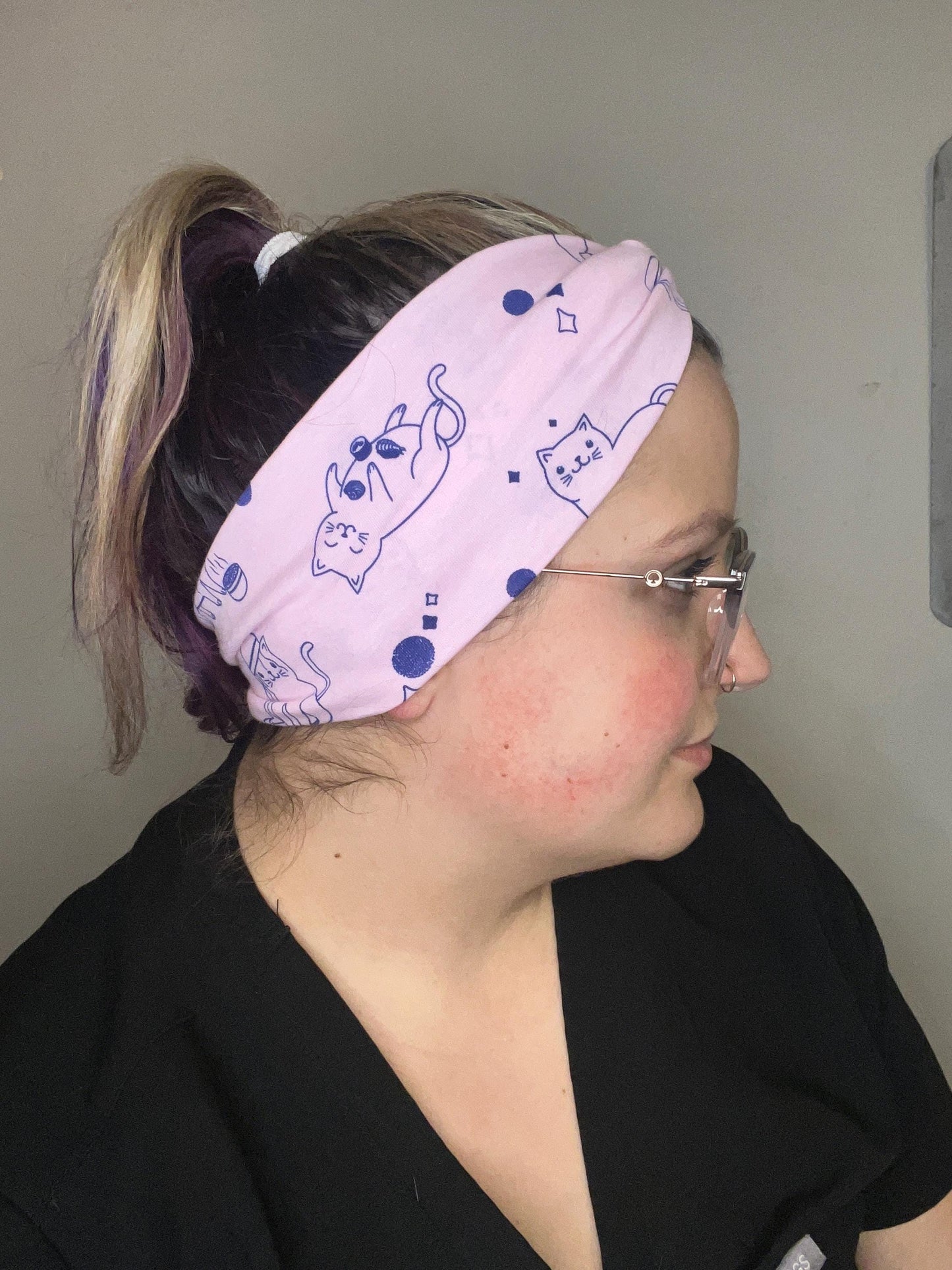 Cat Sushi Knotted Stretch Headband