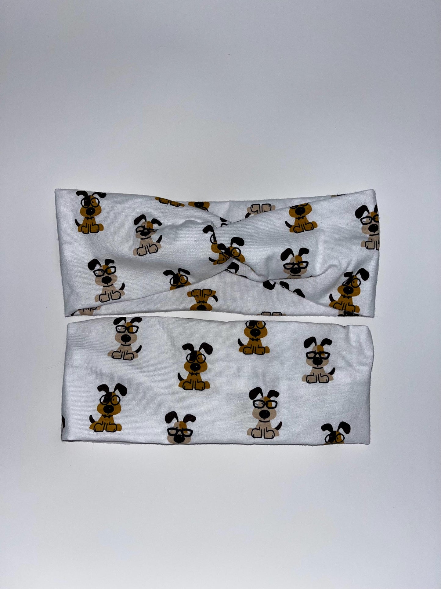 Dogs With Glasses Knotted Stretch Headband