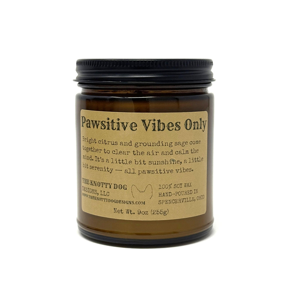 Pawsitive Vibes Only Candle
