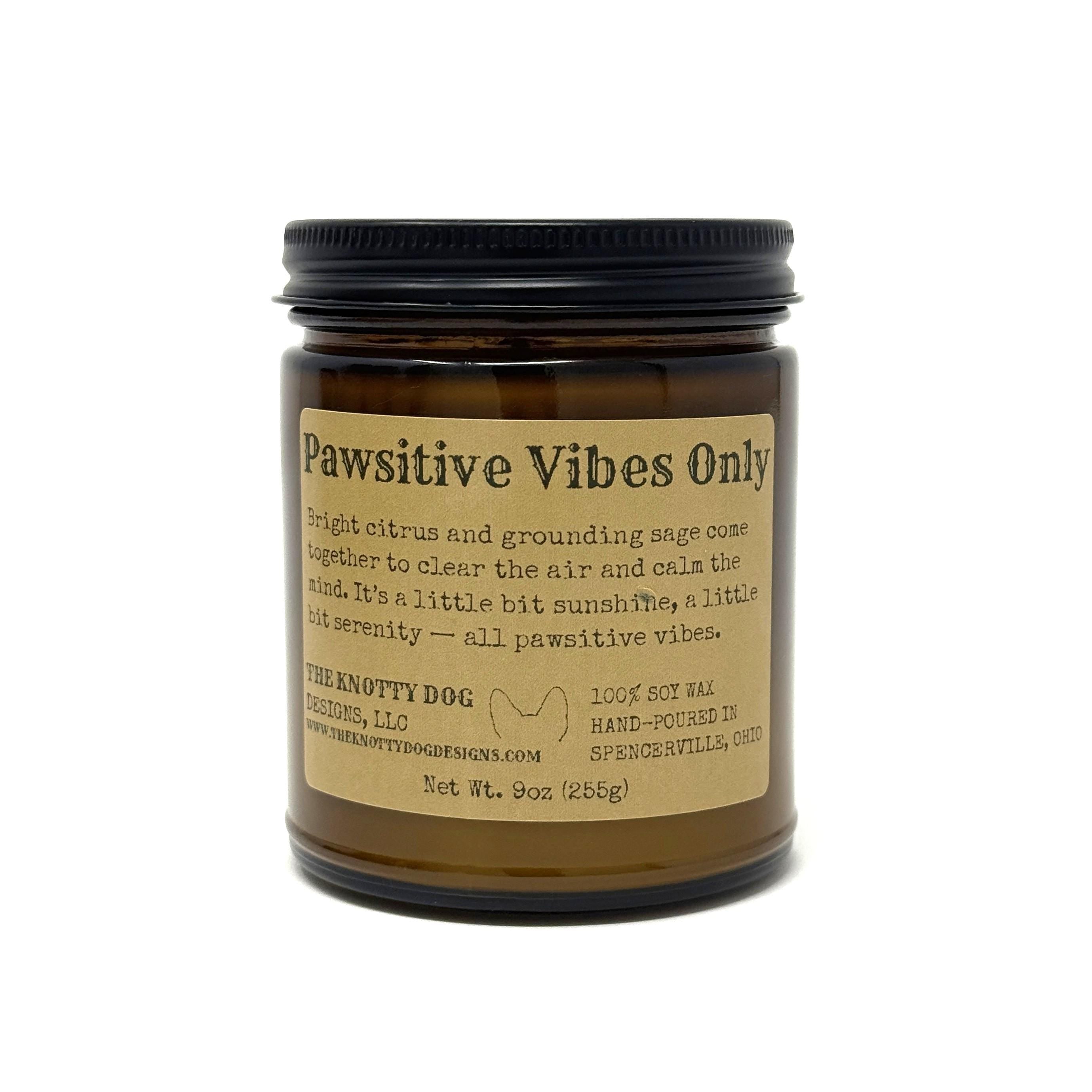 Pawsitive Vibes Only Candle